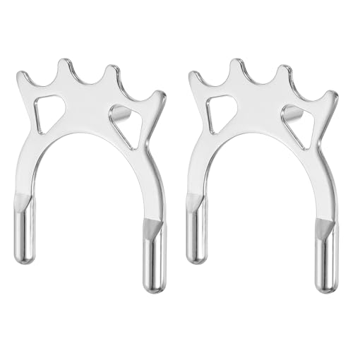 Billiard Bridge Head, Pool Cue Stick Bridge Screw-on Metal Cue Rests Billiard Accessories - color: Silver, style: High Fork
