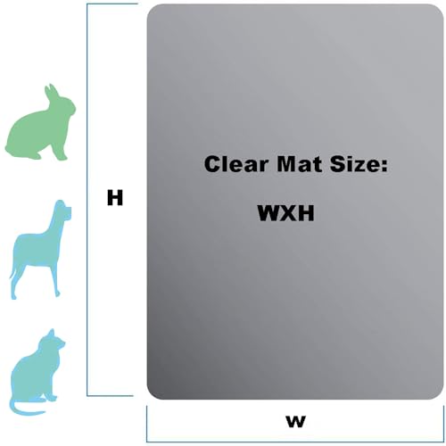 Transparent Hard Wood Tile Floor Mats, Table Protector for Carpeted Floors, Waterproof 16x39 24x51 27.5x55 31.5x63 35x71 in Slip Resistant (Size : 16x39in) - size: 16x39in