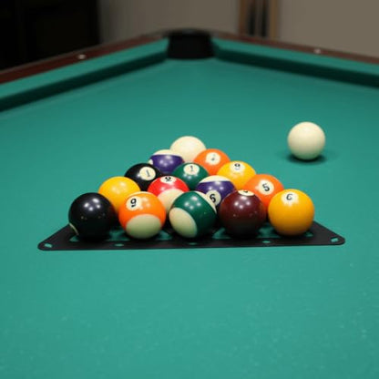 6 Pcs Billiard Ball Rack Holder – Film Design for 15 & 9 Balls, Ultra-Thin Diamond Engraved Rack for Precise Ball Placement - size: For 15 balls