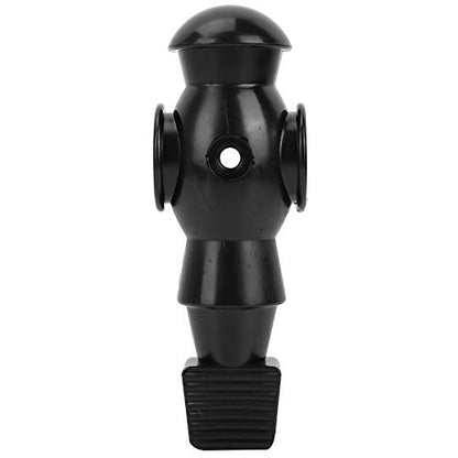 2Pcs Foosball Replacement Players, 4.1 x 1.4in Table Soccer Men Player Replacement, Plastic Soccer Player Part with 0.62in Hole for 0.6in Operating Rod Table Football Games, Black