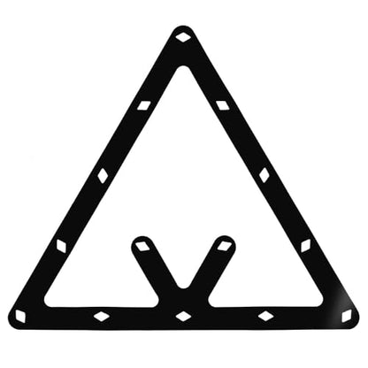 6 Pcs Billiard Ball Rack Holder – Film Design for 15 & 9 Balls, Ultra-Thin Diamond Engraved Rack for Precise Ball Placement - size: For 15 balls