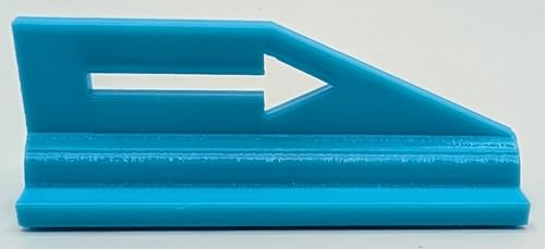 Disc Golf Next Tee Arrow, Marker, Flag, Discgolf Target Flag, Direction Arrow, Next Hole Marker, Set of 18 - color: Sky Blue