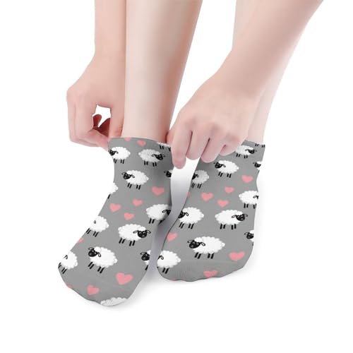 5 Pairs Women’s Low Cut Ankle Socks, Soft Athletic No Show for Running Yoga Daily Wear - color: Picture (9)