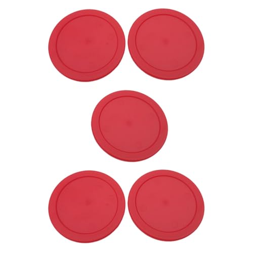 2.5-Inch (63 mm) Air Hockey Pucks - 4mm Thick, 0.39oz (11 g) Pucks for Air Hockey Tables