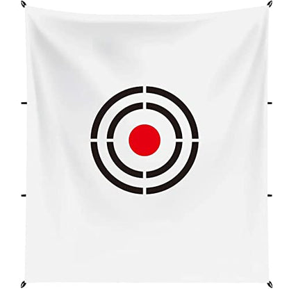 Golf Target Cloth for Net Replacement - Enthusiasts and Professional Golfers Practice Training Aids for Garage/Backyard - style: 5X6FT Golf Target White