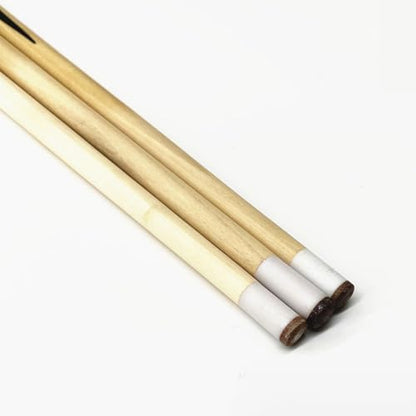 Kids Pool Stick - Hand Polished Tight Spaces Pool Stick for Small Table Play, Short Lightweight Wooden Cue with Smooth Grip & Portable Design for Boys Girls Children Billiard Games