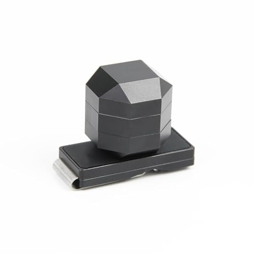 Wokyo Premium 3 Layer Magnetic Billiard Pool Cue Chalk Holder Box Set, Pool Table Accessory for Billiards Precision Shots - color: Black