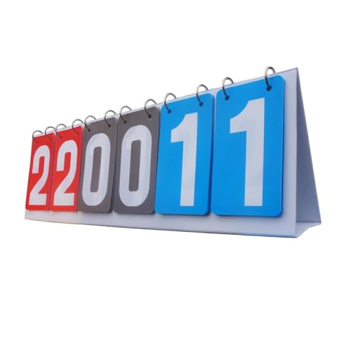 Scoreboard Score Counter Lightweight Competition Table Score Flipper Score Keeper for P.E Classroom Activities Basketball