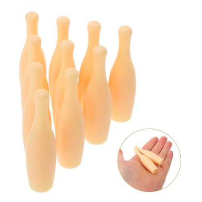 10pcs Bowling Pin for Tabletop Games Portable Bowling Accessory for Boys and Girls and Family Entertainment