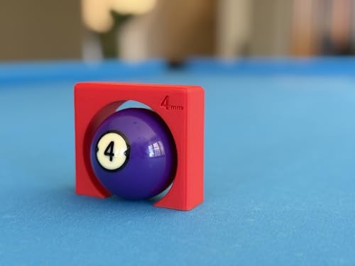Pool Stroke & Aim Trainer, 3 Available Sizes- 2mm, 4mm, and 6mm Ball Clearance, Billiards Tunnel Trainers - size: 4mm only