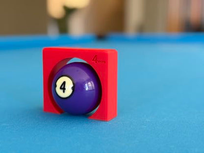 Pool Stroke & Aim Trainer, 3 Available Sizes- 2mm, 4mm, and 6mm Ball Clearance, Billiards Tunnel Trainers - size: 4mm only