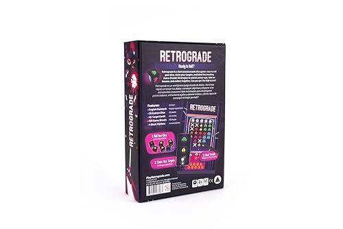 Retrograde, Fast-Paced Real-Time Dice Rolling Game, Ages 8+, 1 to 4 Players, Resonym Games