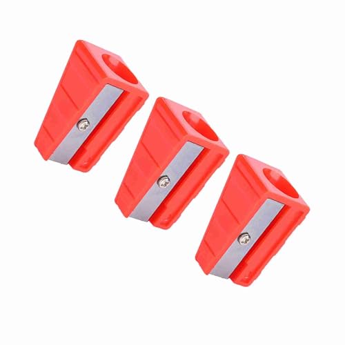 VGEBY 3Pcs Billiards Pool Cue Tip Shaper Tool, Portable Cue Tip Trimmer Shaper Tapper Repair Tool Accessory(Red) Pool Tip Trimmer Pool Tip Trimmer Cue Tip Repair Kit
