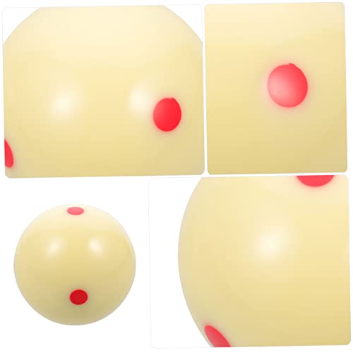 WOONEKY Resin Cue Ball with Dots Pattern for Training High-Grade Billiard Ball for Skill Improvement Durable and Wear-Resistant for Pool Practice