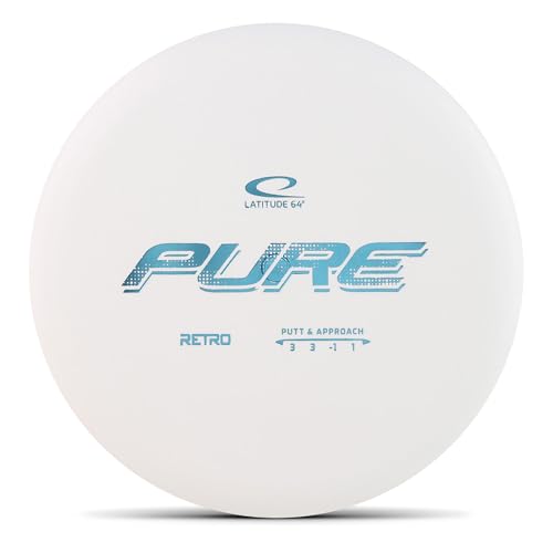 Latitude 64 Classic Disc Golf Starter Set – Includes Saint Fairway Driver, Fuse Midrange & Pure Putter | Base Line Retro Plastic for Grip & Control | Ideal for Beginners & Recreational Players