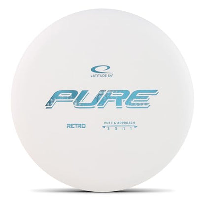 Latitude 64 Classic Disc Golf Starter Set – Includes Saint Fairway Driver, Fuse Midrange & Pure Putter | Base Line Retro Plastic for Grip & Control | Ideal for Beginners & Recreational Players