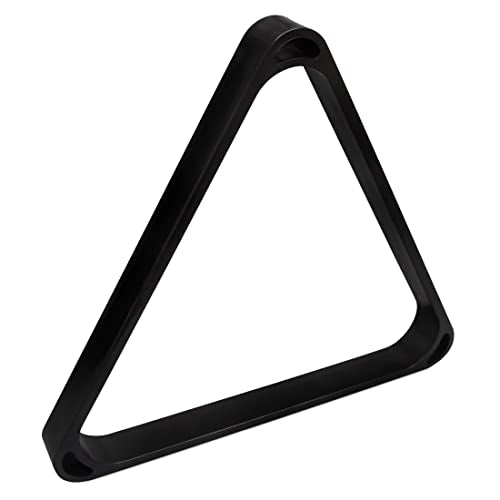 OKKO Billiard Pool Table Heavy-Duty Deluxe Plastic 8 Ball Triangle Rack for 2 1/4" Pool Balls - size: for 2 1/4" pool balls