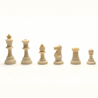 WE Games Chess Sets for Adults, Chess Board is 17 in., Chess Pieces with 3.08 inch King Travel Chess Set, Board Games Storage in Convenient Portable Carry Tube, Games for Adults - size: 17 x 17 inches