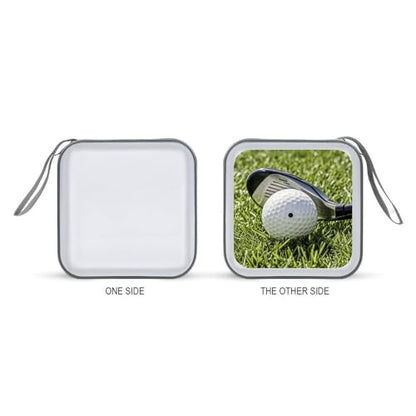 Golf Ball CD Case 40 Discs Heavy Duty Bag Binder Storage Booklet Album Portable DVD CD Case Holder for Car Sturdy Hard Plastic Disc Cases for Home Office Travel