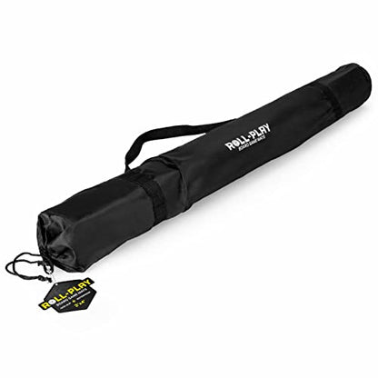 Roll-Play Board Game Mat 3' x 4' | Neoprene Tabletop Accessory | Level-up Classic Card Games, Dice Games, Tabletop & RPG Gaming | Double-Sided, Reversible, Portable | Rubber and Pattern Sides