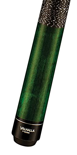 Viking Valhalla 100 Series with Irish Linen Wrap 2 Piece 58” Pool Cue Stick - color: Green, size: 19oz