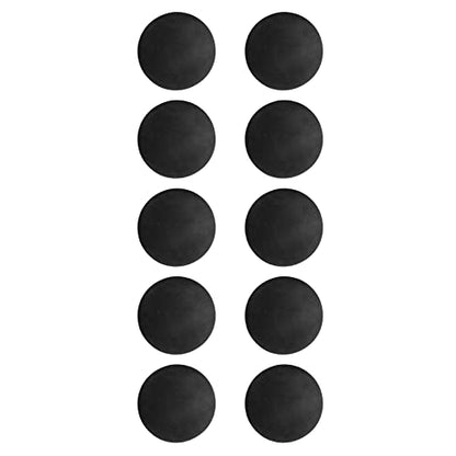 Drfeify EVA Foam Balls, 10pcs 65mm Soft Practice Balls with High Hit and Abrasion Resistance for Indoor Outdoor Training, Kids and Pets Play - color: Black