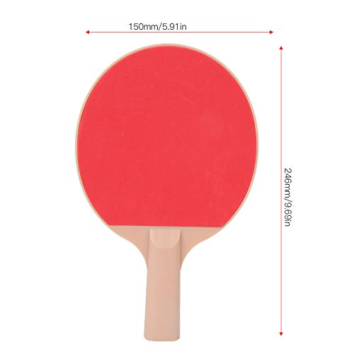 SUNGOOYUE Children Table Tennis bat, with Good Resilience, Portable Lightweight Design for Indoor Outdoor Practice, Includes 2 Rackets and 2 Balls