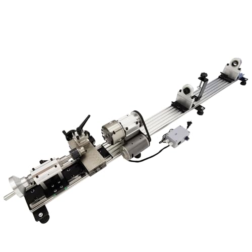 Multi Function Billiard Cue Repair Machine 0.87" Spindle 110V | 450W Motor 0-2000 RPM, 7.87 Inch Max Swing Diameter, 19.7 Inch Machining Length, for Pool Cue Straightening Tipping