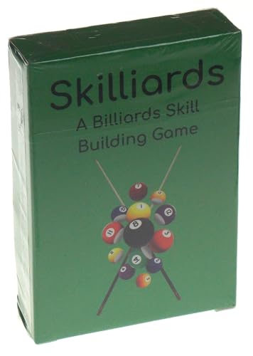 Hickoryville Skilliards Billiards Training Card System - Professional Pool Practice Drills and Skill Building Exercises | Structured Coaching Tool with Progressive Difficulty Levels
