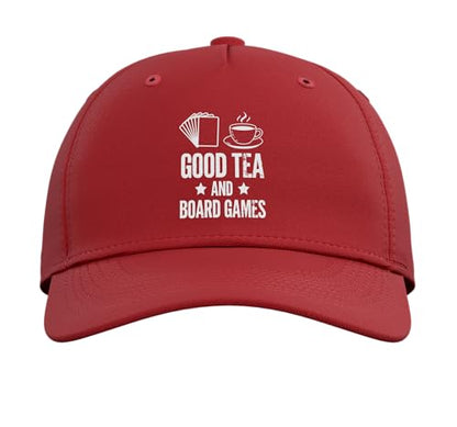 Tabletop Board Games Adjustable Baseball Hat - color: Red