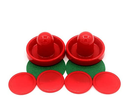 8 Pcs Air Air Hockey Paddle Pusher Puck Replacement Mini Slider Pusher Multi Game Table Replacement Accessories
