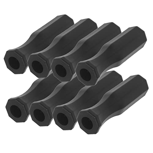 BESPORTBLE 8Pcs Foosball Handles Replacement for Table Football Machines Durable Non Slip Grip for Professional Table Soccer Compatible with
