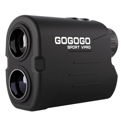 Gogogo Sport Vpro GS03 Laser Golf/Hunting Rangefinder, 1000/1200 Yards Laser Range Finder with 6X Magnification Ultra-Clear View, Lightweight, Slope, Pin-Seeker & Flag-Lock & Vibration - color: GS03