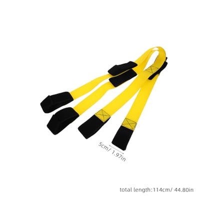 BESPORTBLE 2pcs Legged Race Bands for Team Building and Relay Races Outdoor for Boys and Girls and Adults Interactive Fun for Field Day and Backyard Parties