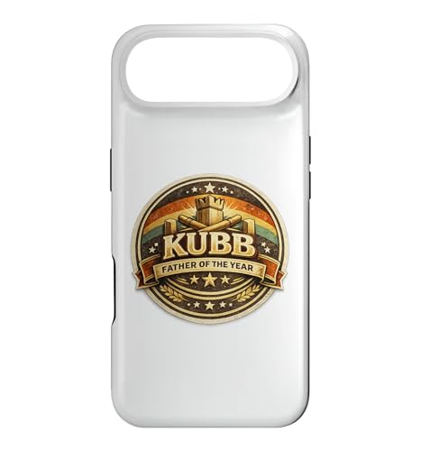 Kubb Father of the Year Viking Chess Lawn Game Player Gift Case for iPhone Air
