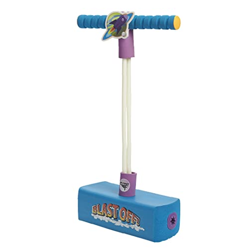 Flybar My First Foam Pogo Jumper for Kids Fun and Safe Pogo Stick for Toddlers, Durable Foam and Bungee Jumper for Ages 3 and up, Supports up to 250lbs, Rocket - color: Rocket