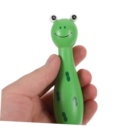 HANABASS 1Set Bowling Set Interactive Frog Bowling Kit for Bowling for Play Safe Sturdy Design for Boys for Family Fun