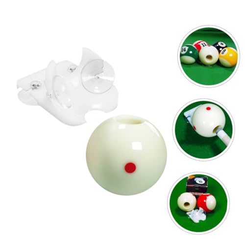 1Set Reusable Billiard Training Ball Pool Cue Ball with Dots Pattern for Skill Improvement for All Levels Billiard Practice Equipment