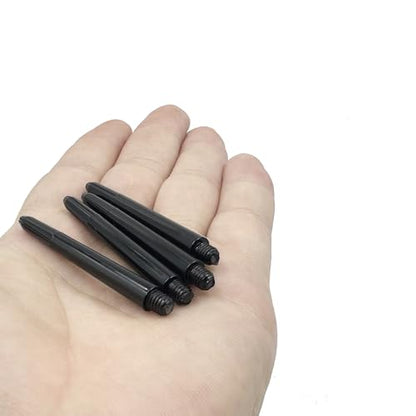 50PCS 48mm Dart Shafts Plastic Dart Shaft for Dart Replacement Parts Dart Accessories - color: Black