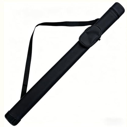 SUPERDIAMOND Hard Pool Cue Case for 58" 2-Piece Cues, Portable Pool Stick Case & Pool Stick Bag for League, Protective Cue Case & Pool Cue Bag, Billiard Cue Cases, 2x2 Pool Cue Case Style - color: Black