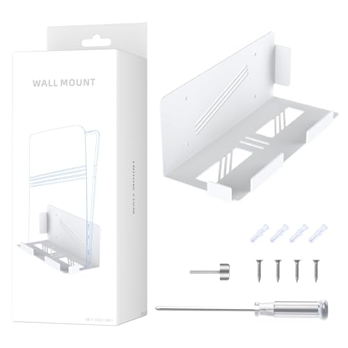 Multifunctional Space Efficient Wall Mount Shelf Bracket Stand Suitable for Consoles Includes Accessory Storage Multifunctional Storage