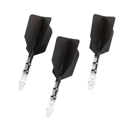 CUESOUL ROST T19 Integrated Dart Shaft and Flight Slim Shape M Size 28mm - color: Black