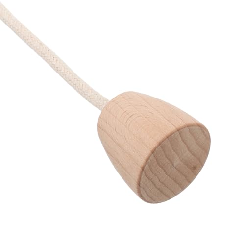 5pcs Cotton Rope Croquet Wickets with Wood Base, Family-Friendly Outdoor Croquet Equipment for Backyard and Park Leisure Games