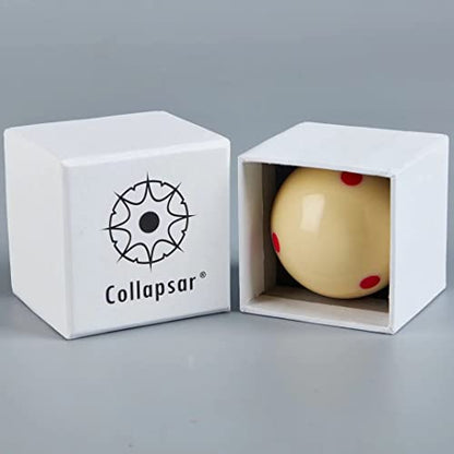 Collapsar Pro-Cup Cue Ball Regulation Size 2-1/4 Pool Training Cue Ball - color: Red Dot
