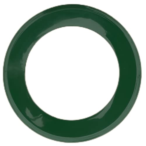 Discet Blank Ring Flyers - Pack of 3 - Choose from 13 Colors, Advanced Aerodynamics for Graceful and Effortless Flight - color: Dark Green