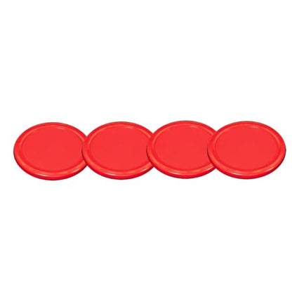 Home Pro Air Hockey Puck Kit - 4 Red Pucks - 3-3/16"