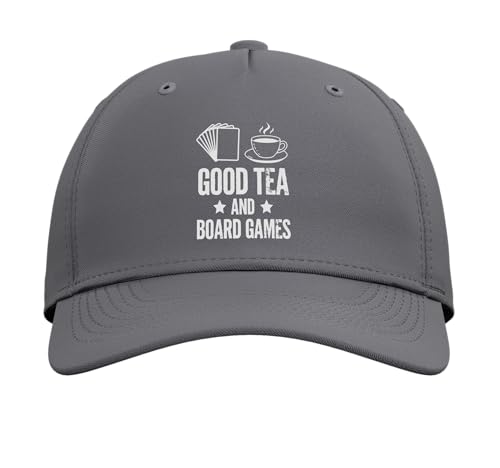 Tabletop Board Games Adjustable Baseball Hat - color: Slate Grey