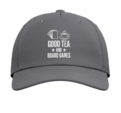 Tabletop Board Games Adjustable Baseball Hat - color: Slate Grey