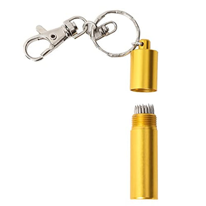 GSE Games & Sports Expert Billiard Pool Cue Tip Tool, Stick Scuffer/Shaper/Aerator/Joint Protector Tool, Billiard Accessories - style: Keychain Tip Pick