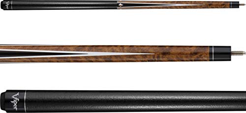 Viper by GLD Products Diamond 58" 2-Piece Pool Cue - color: Brown Finish, size: 19 Ounce